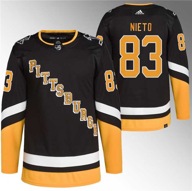 Men's Pittsburgh Penguins #83 Matt Nieto Black 2021-22 Alternate Primegreen Stitched Jersey,We sell and wholesale Men's Pittsburgh Penguins #83 Matt Nieto Black 2021-22 Alternate Primegreen Stitched Jersey on line form chian!